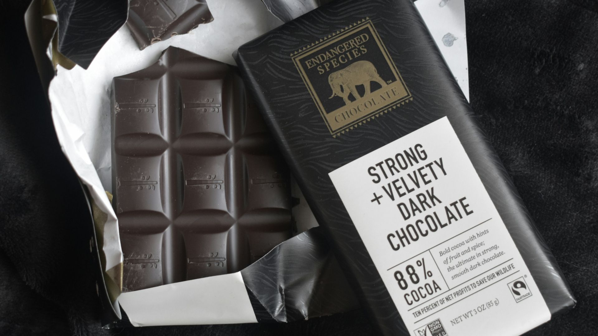 white and brown labeled chocolate bar