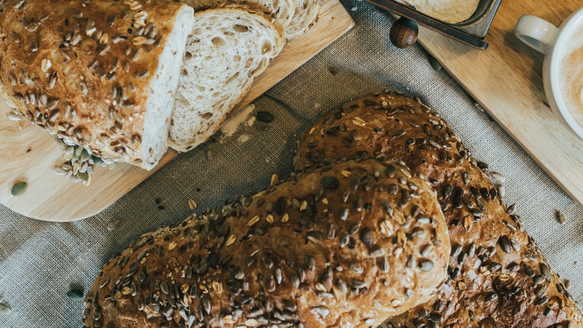 brown bread on white ceramic plate
