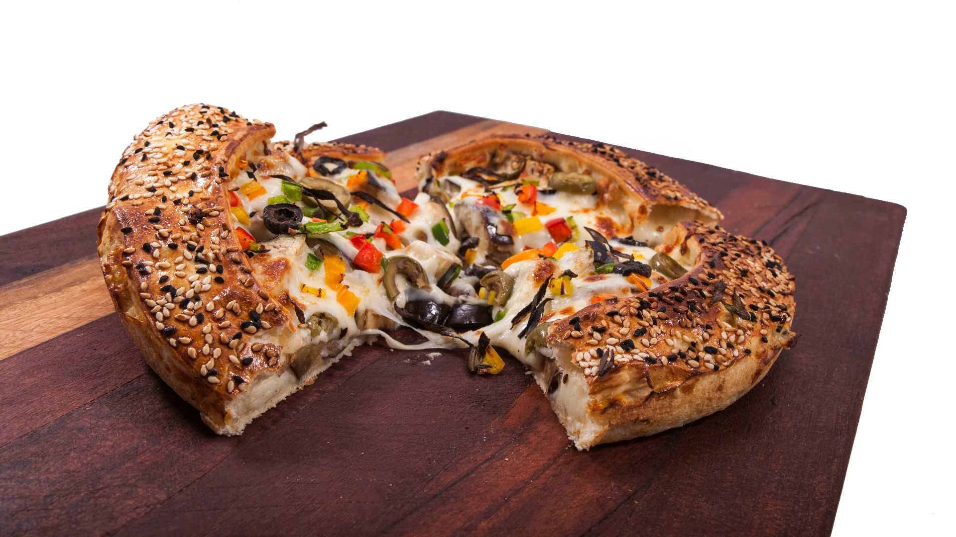 sliced of pizza platter