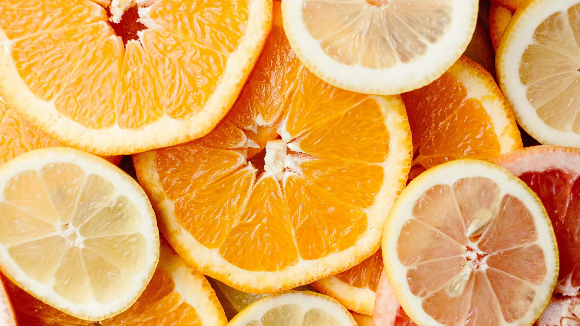 bunch of sliced citric fruits