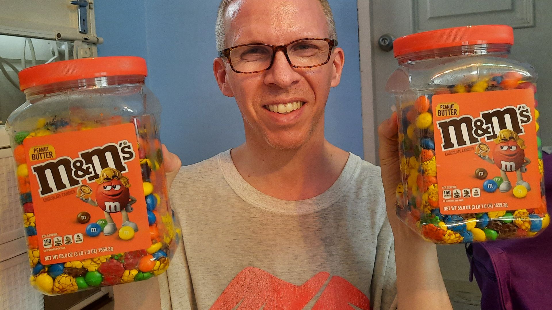 File:Tony Holding Peanut Butter MMs.jpg