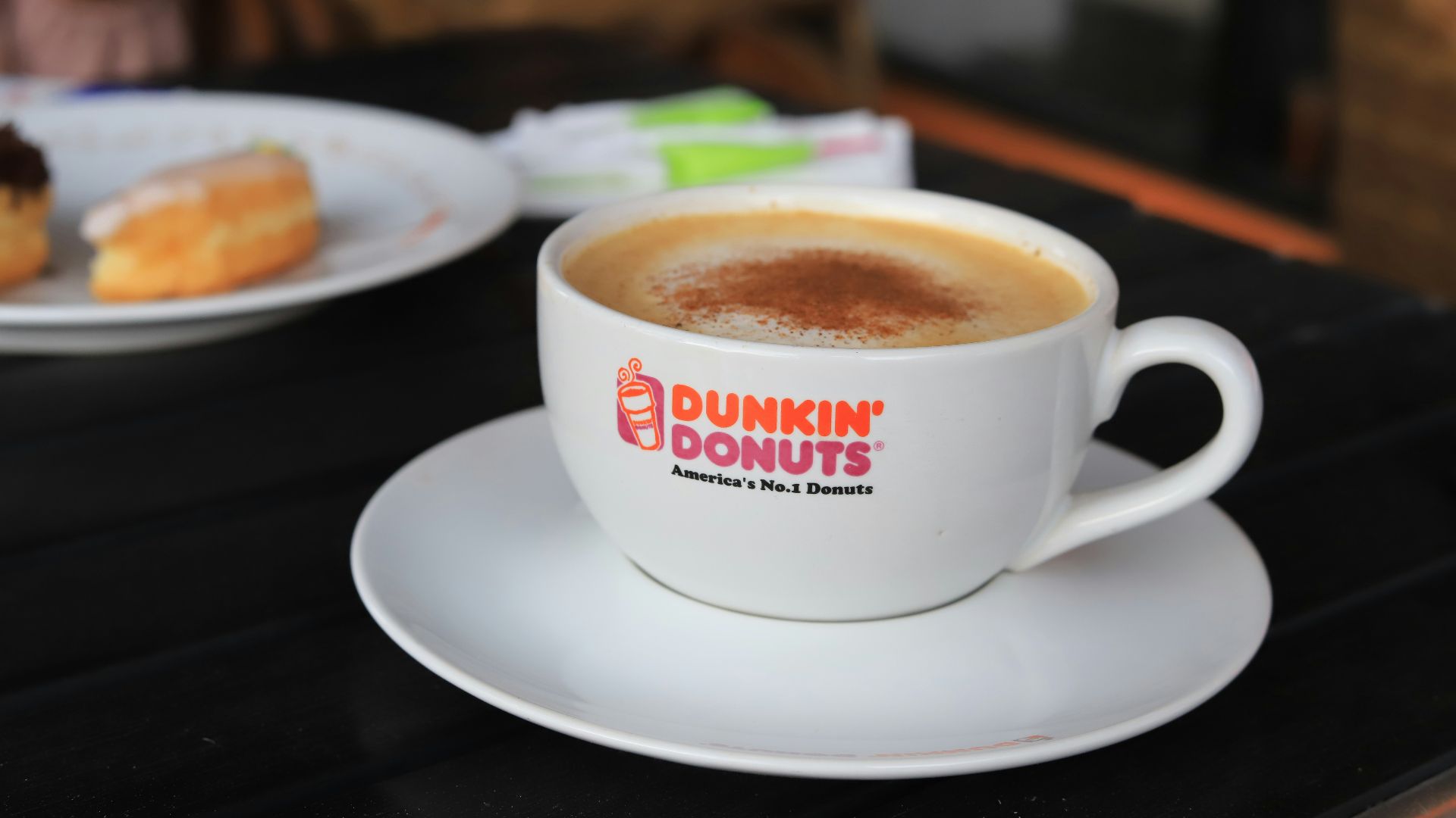 a cup of coffee sitting on top of a saucer