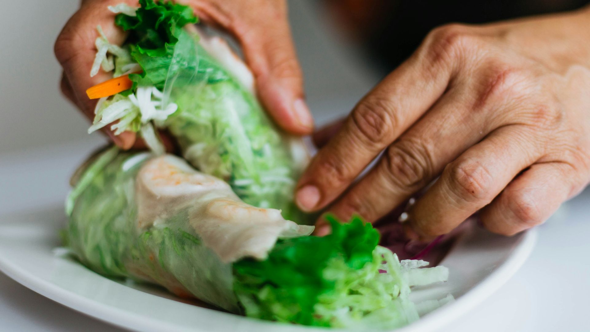 person holding vegetables