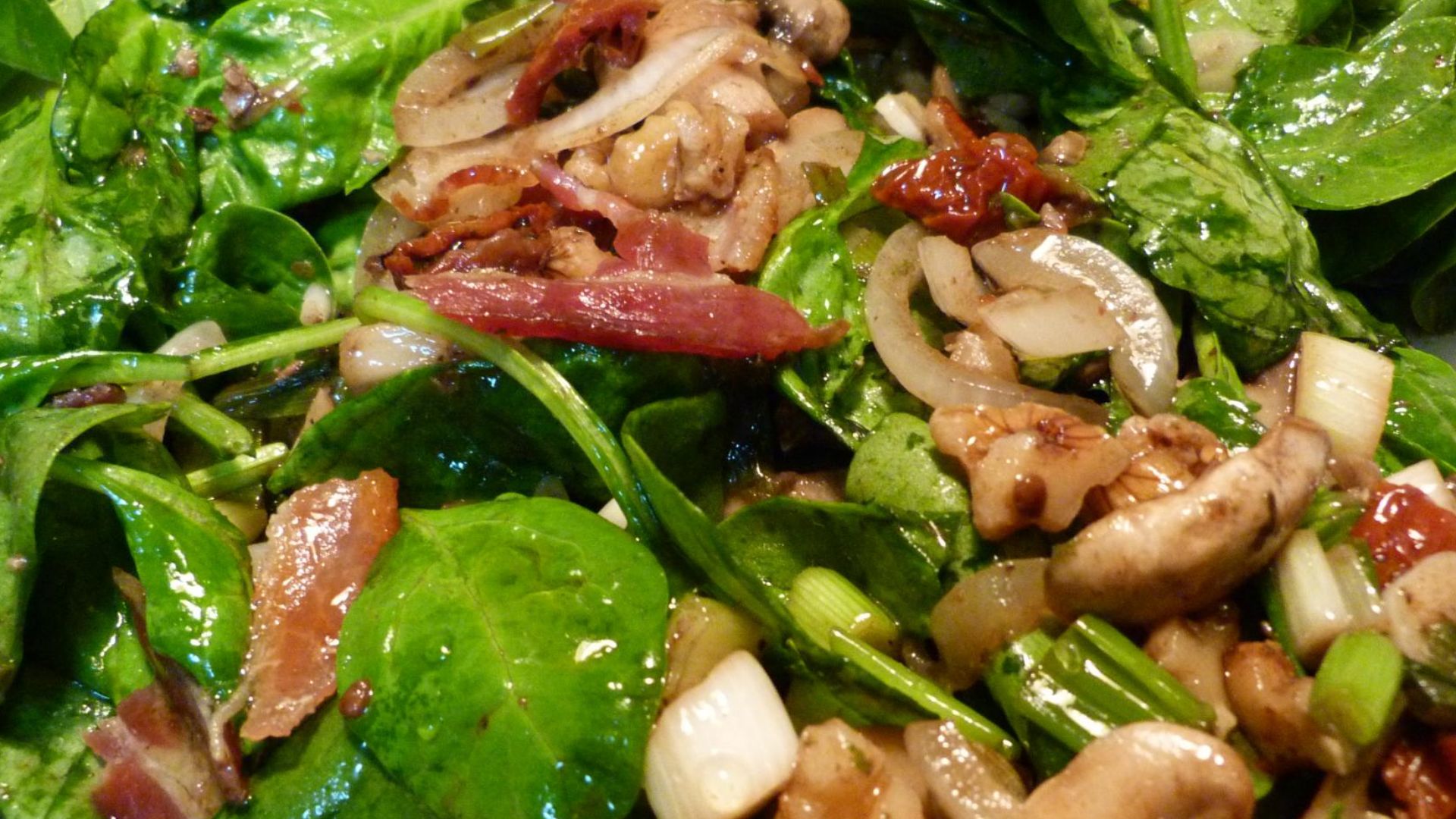 File:Wilted Spinach Salad (7562739944).jpg