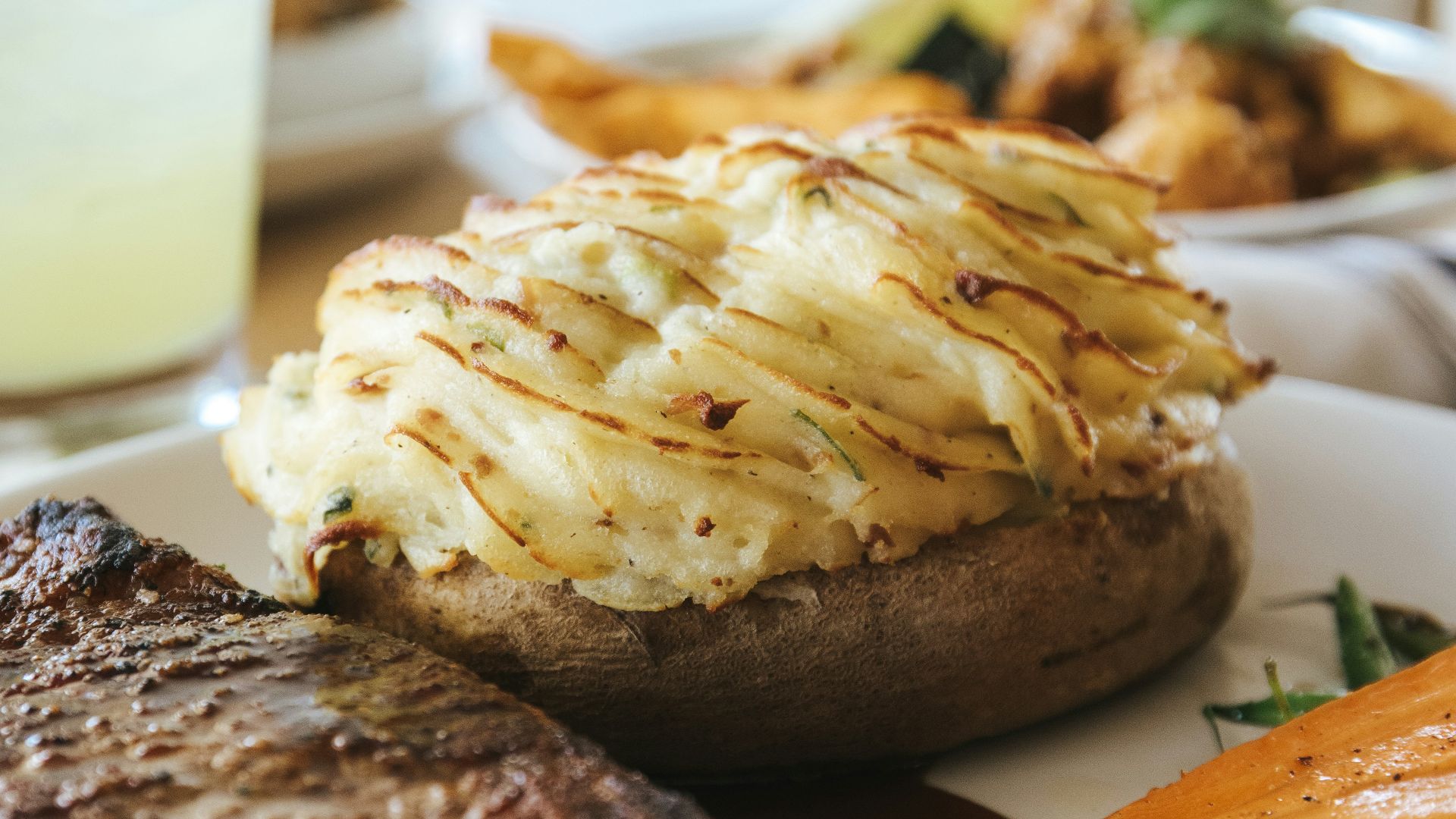 cooked food on white ceramic plate