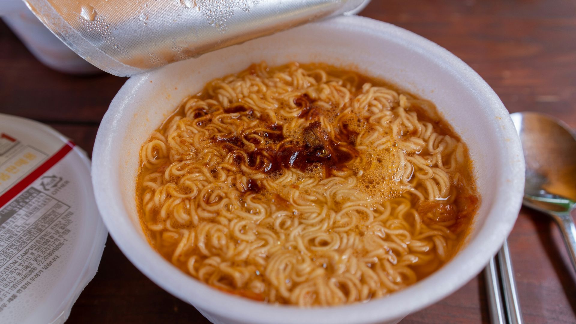 white ceramic bowl with noodles