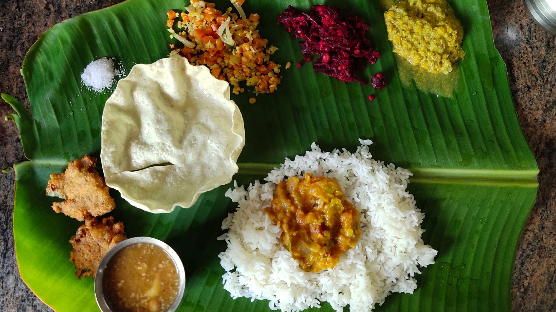 white rice on green plate