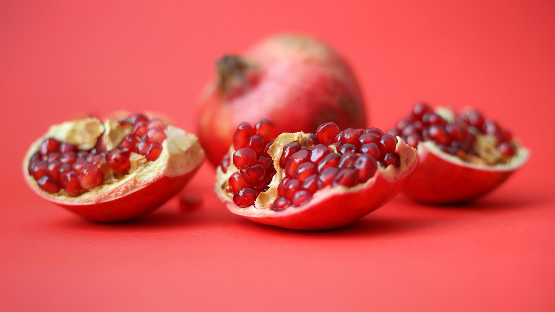 red fruit on red table