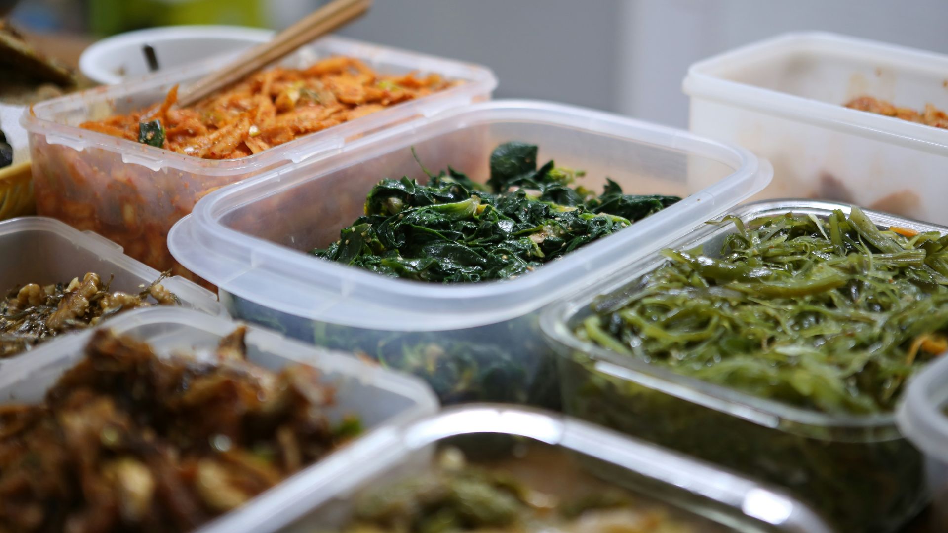 variety of cooked foods