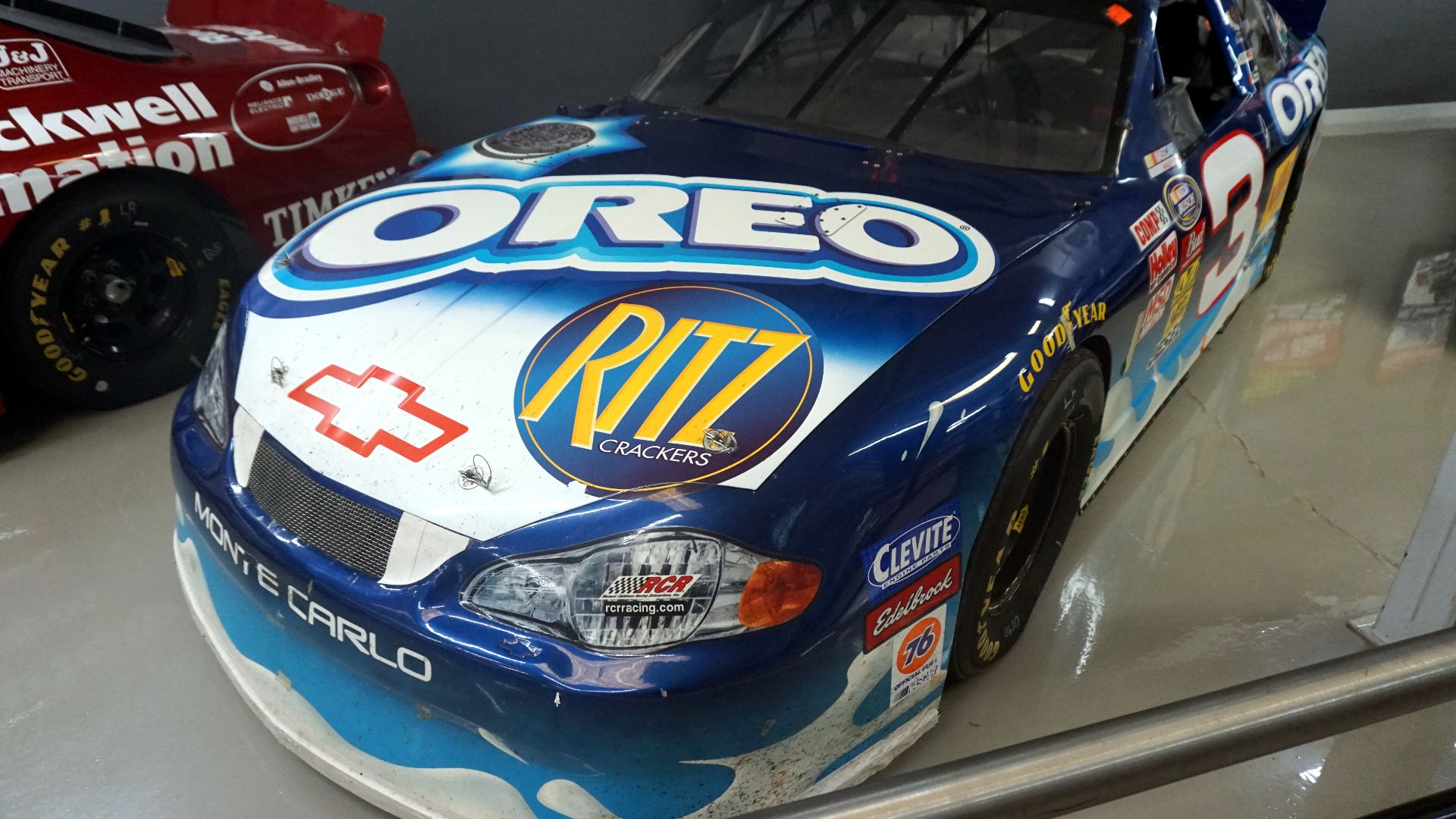 File:Richard Childress Racing Museum October 2022 39 (Dale Earnhardt Jr.'s No. 3 Oreo-Ritz Crackers Chevrolet Monte Carlo).jpg
