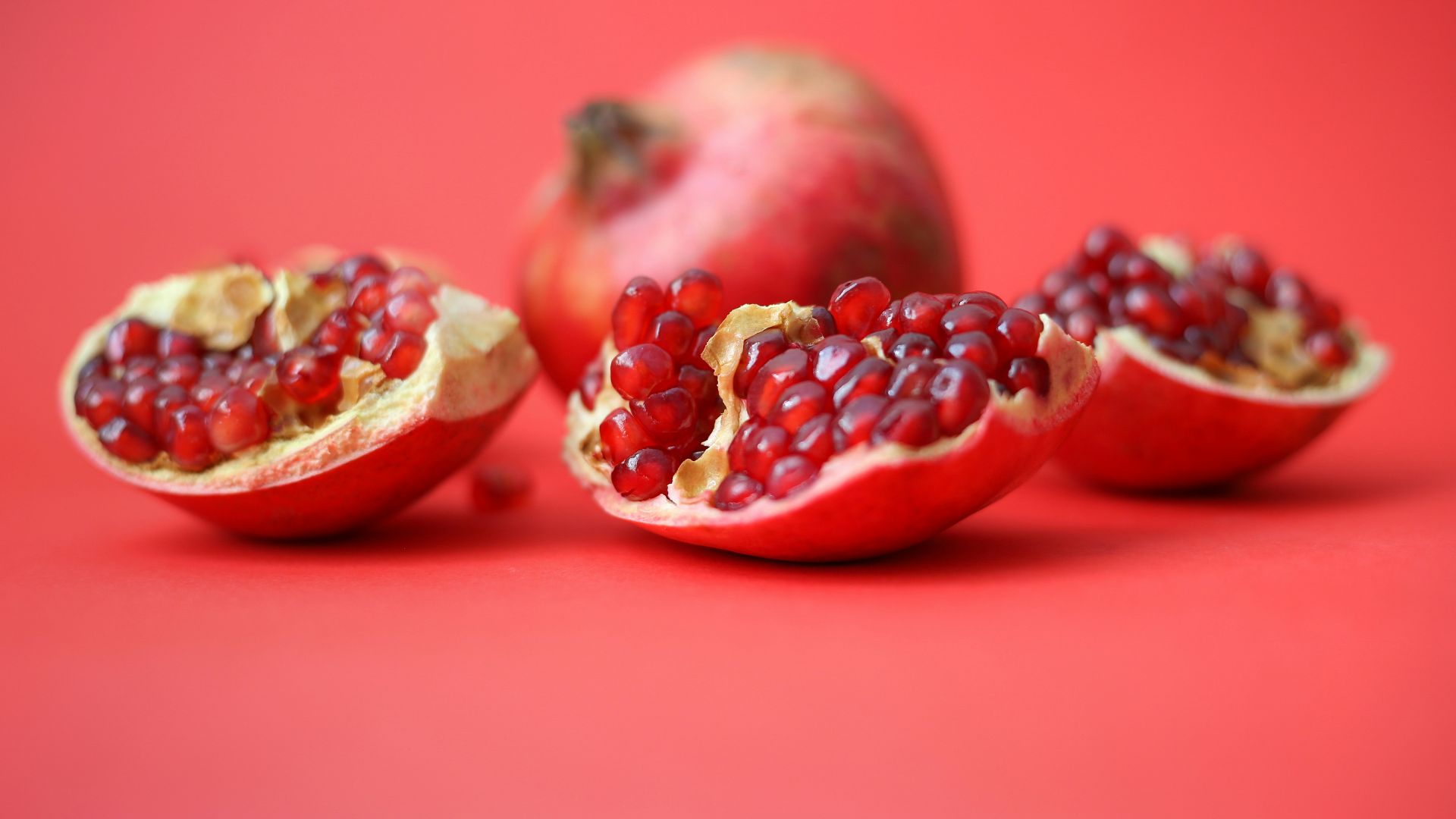 red fruit on red table