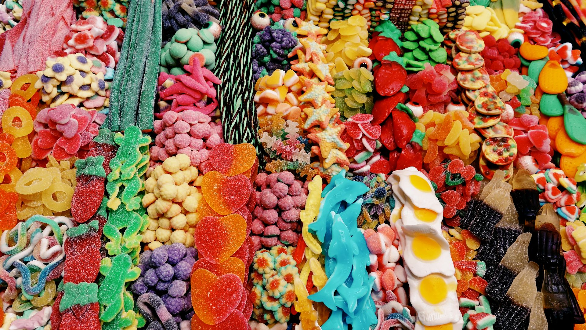 assorted-color fruits on display