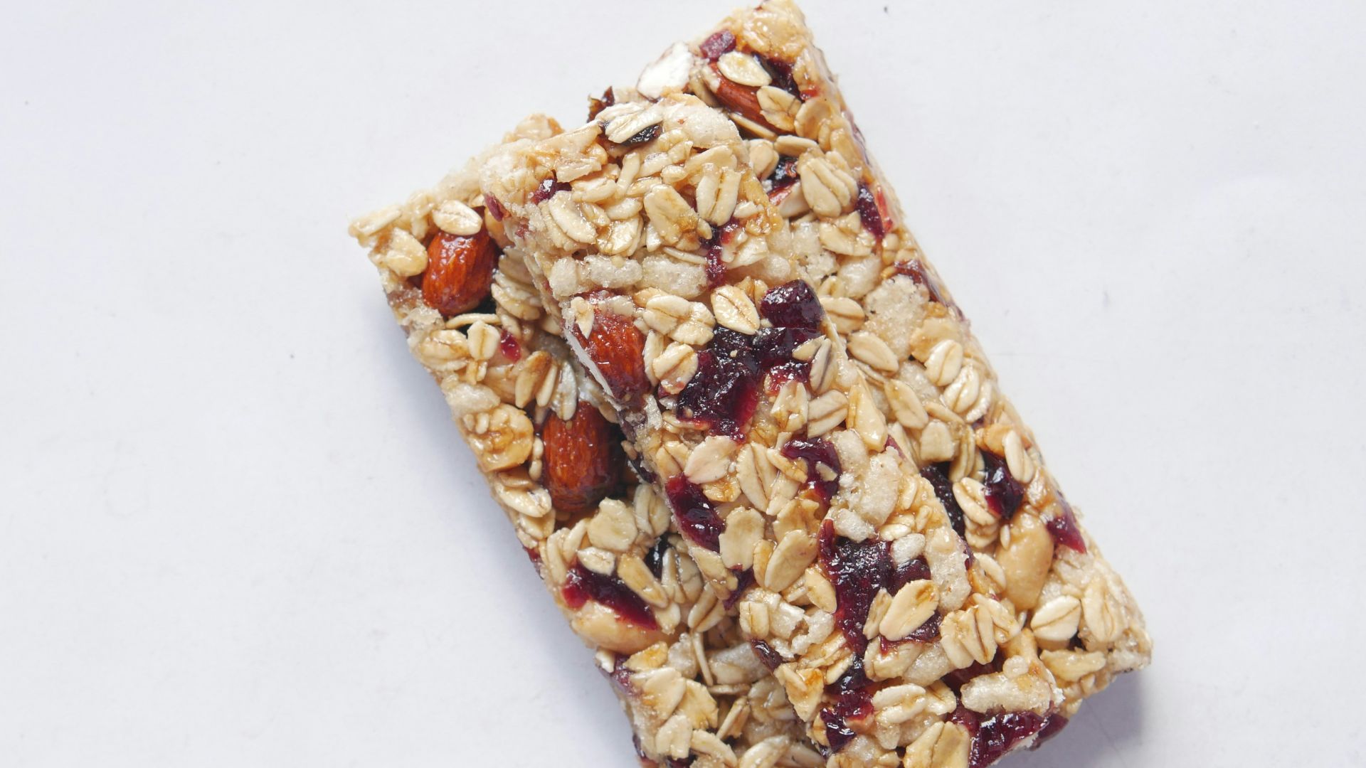 a bar of granola sitting on top of a table