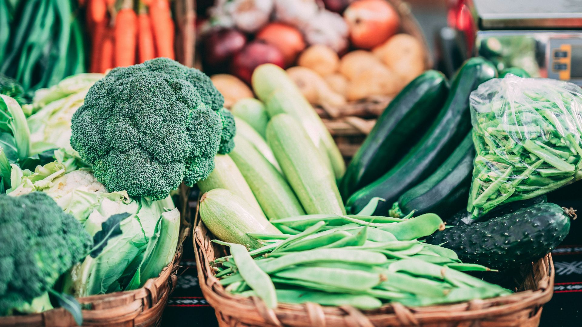 vegetables and fruits