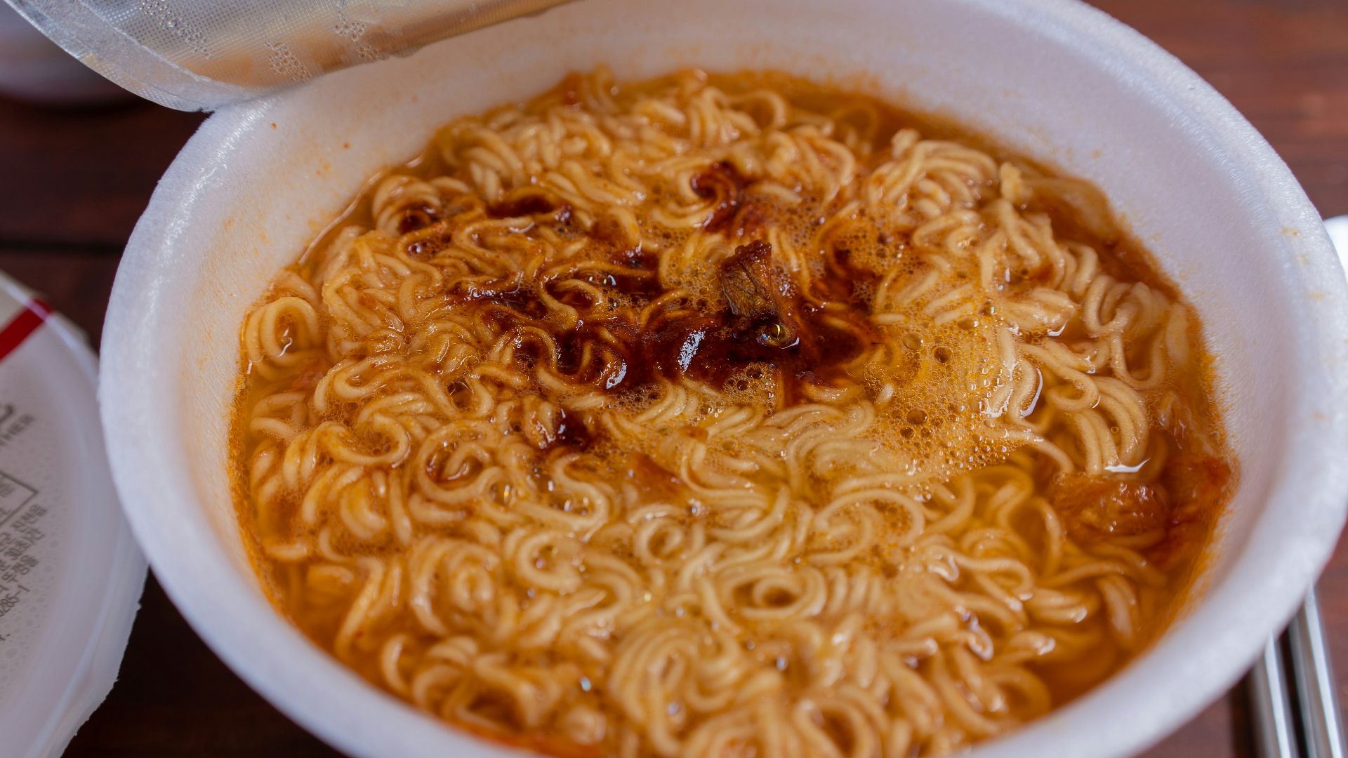 white ceramic bowl with noodles