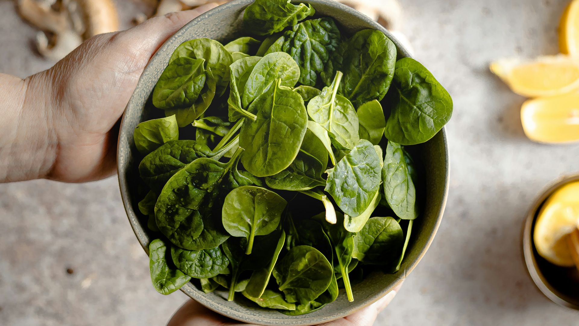green leaves on white ceramic bowl