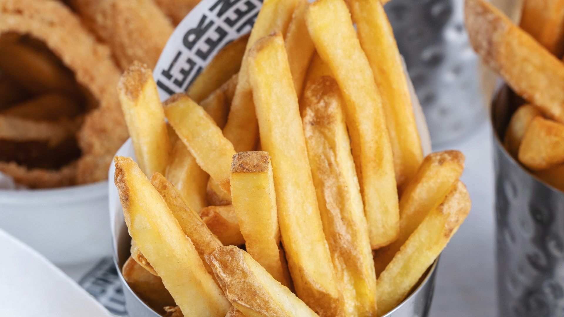 french fries on white ceramic plate