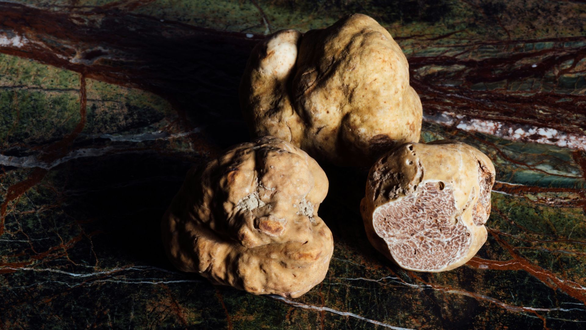 brown stones on brown wooden surface