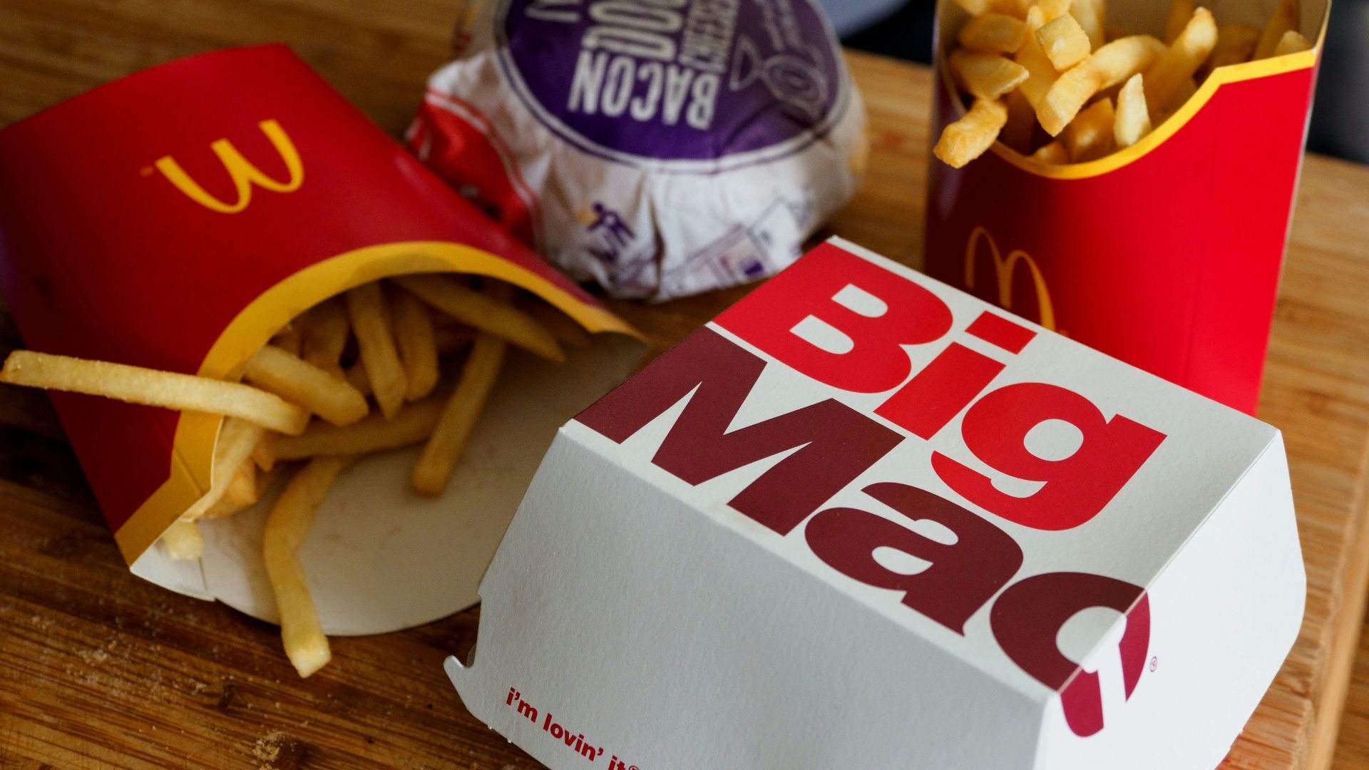 a tray of food on a table