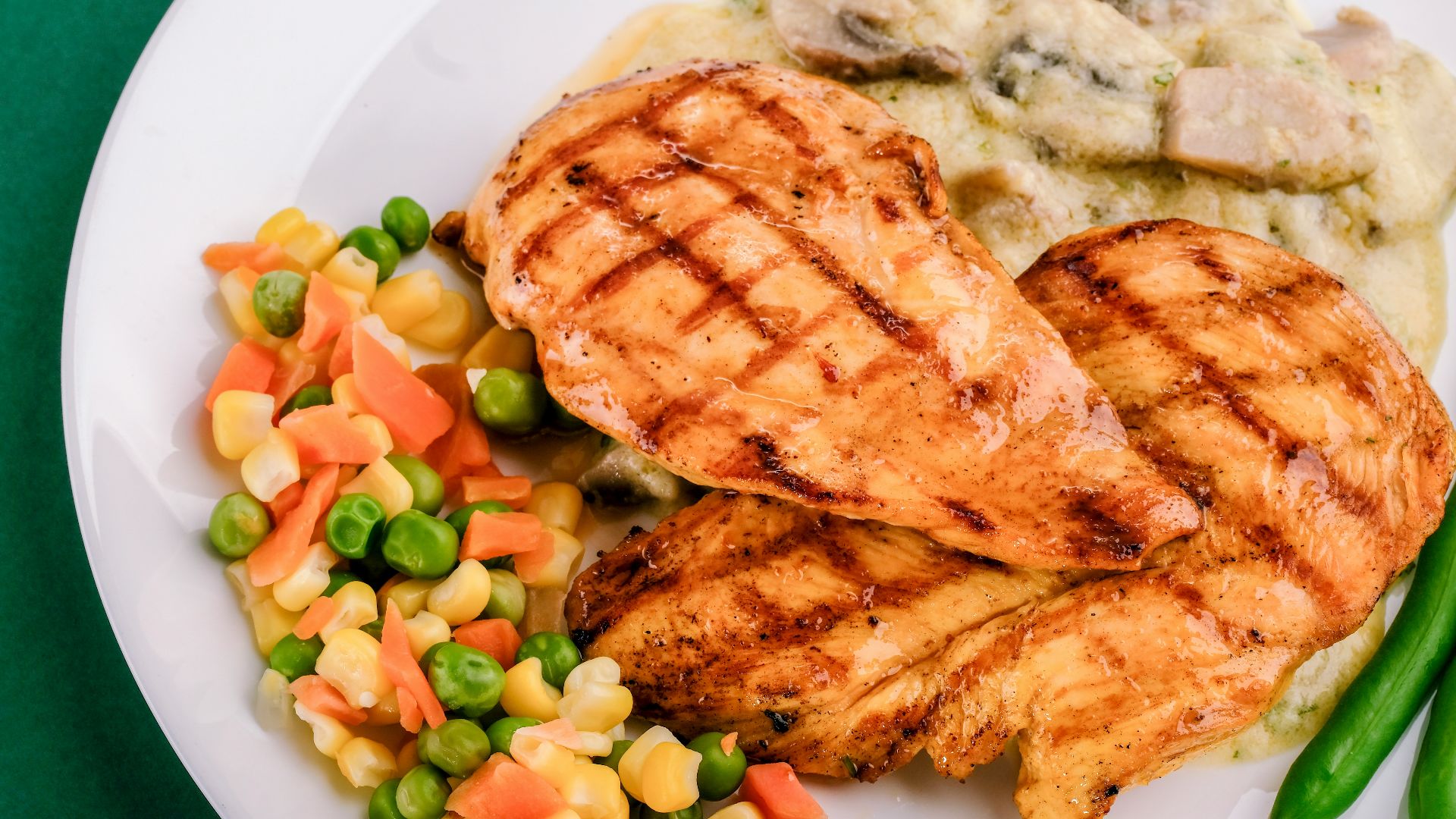 fried food on white ceramic plate