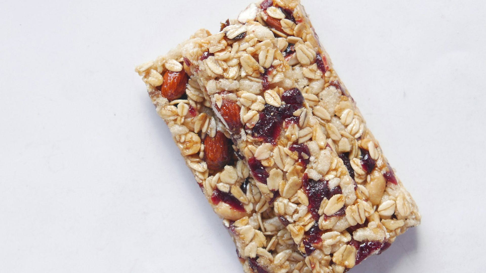 a bar of granola sitting on top of a table