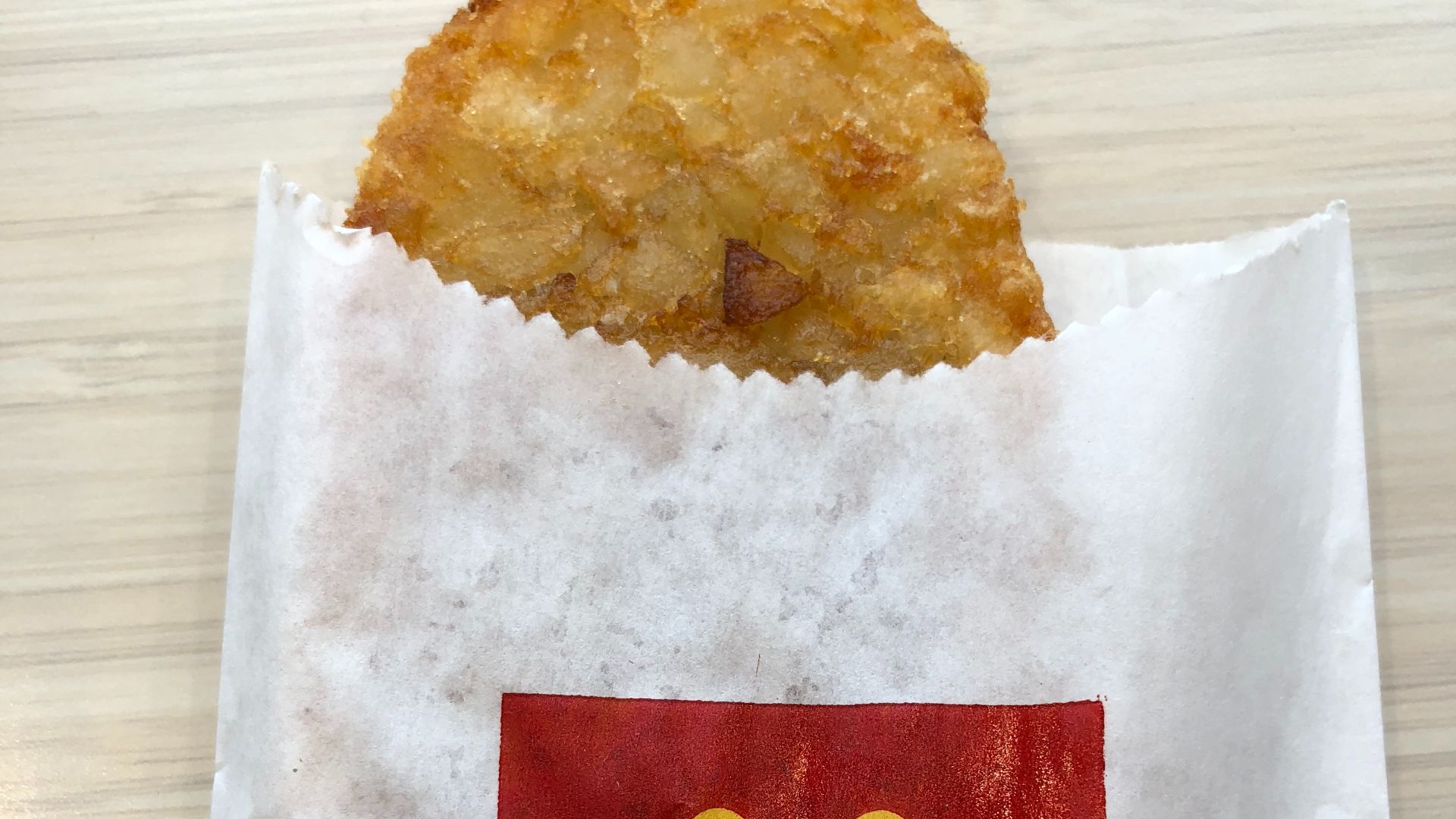 File:2019-01-29 13 19 45 A McDonald's hash brown still in its wrapper in Chantilly, Fairfax County, Virginia.jpg