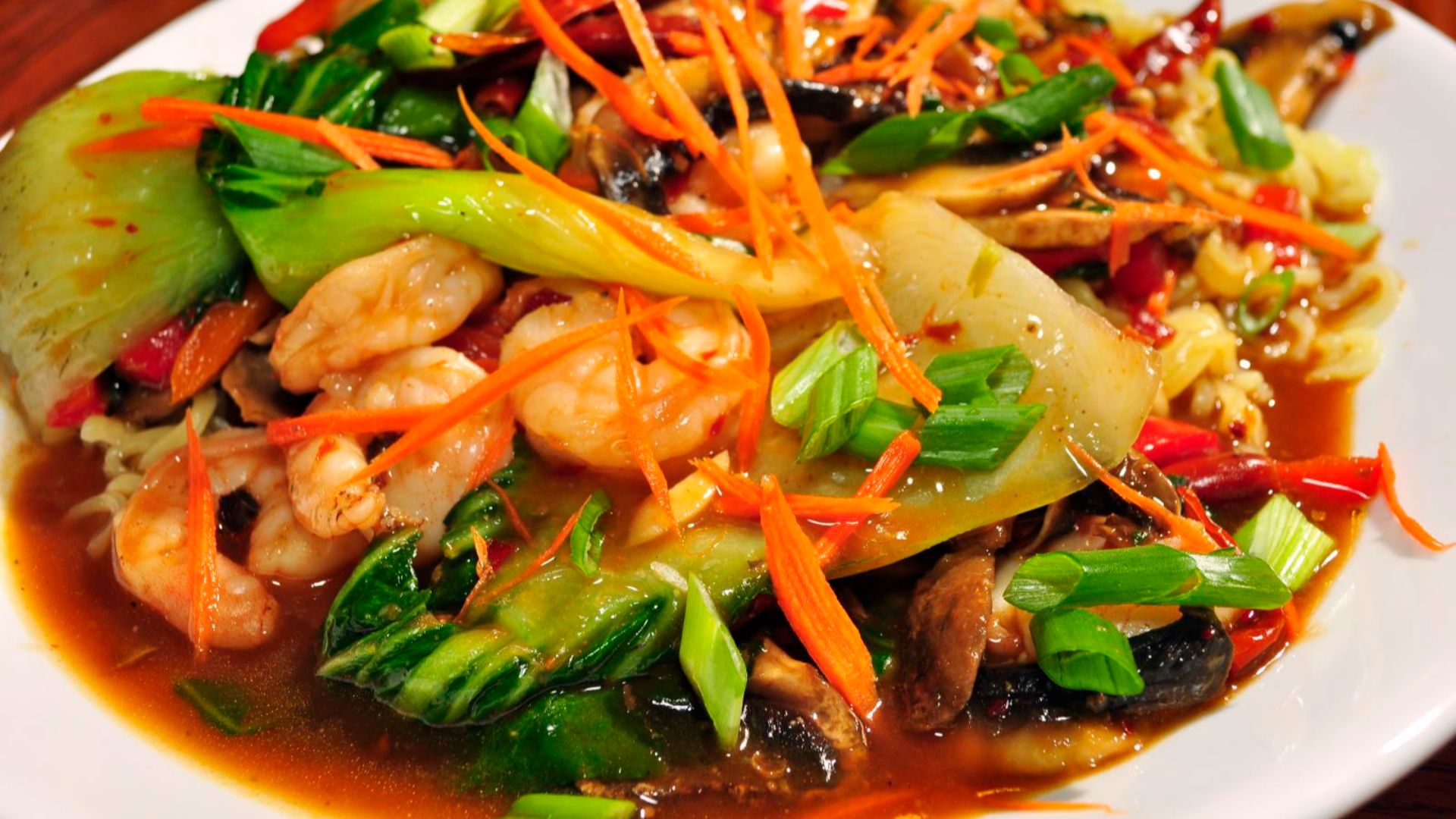 File:Szechuan noodles with shrimp and bok choy (5232290249).jpg