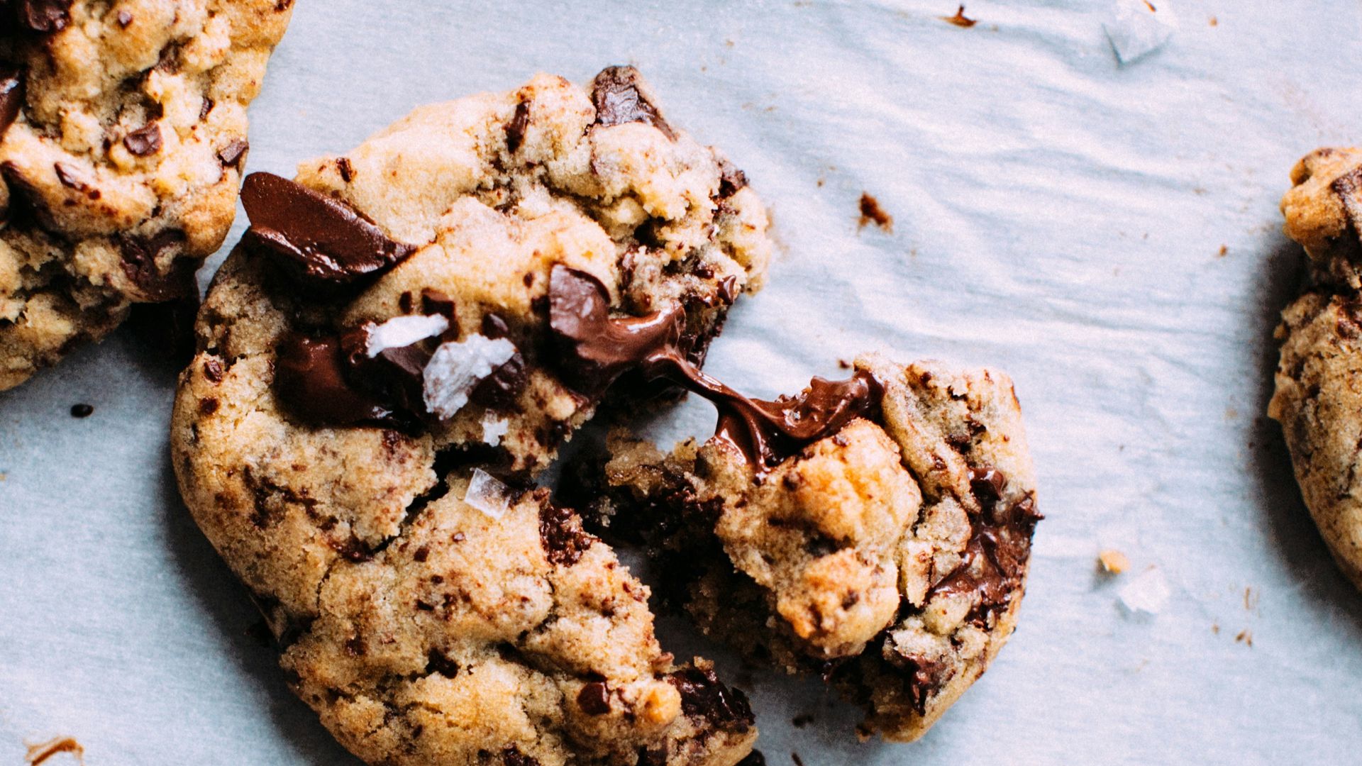 close-up photo of baked cookies