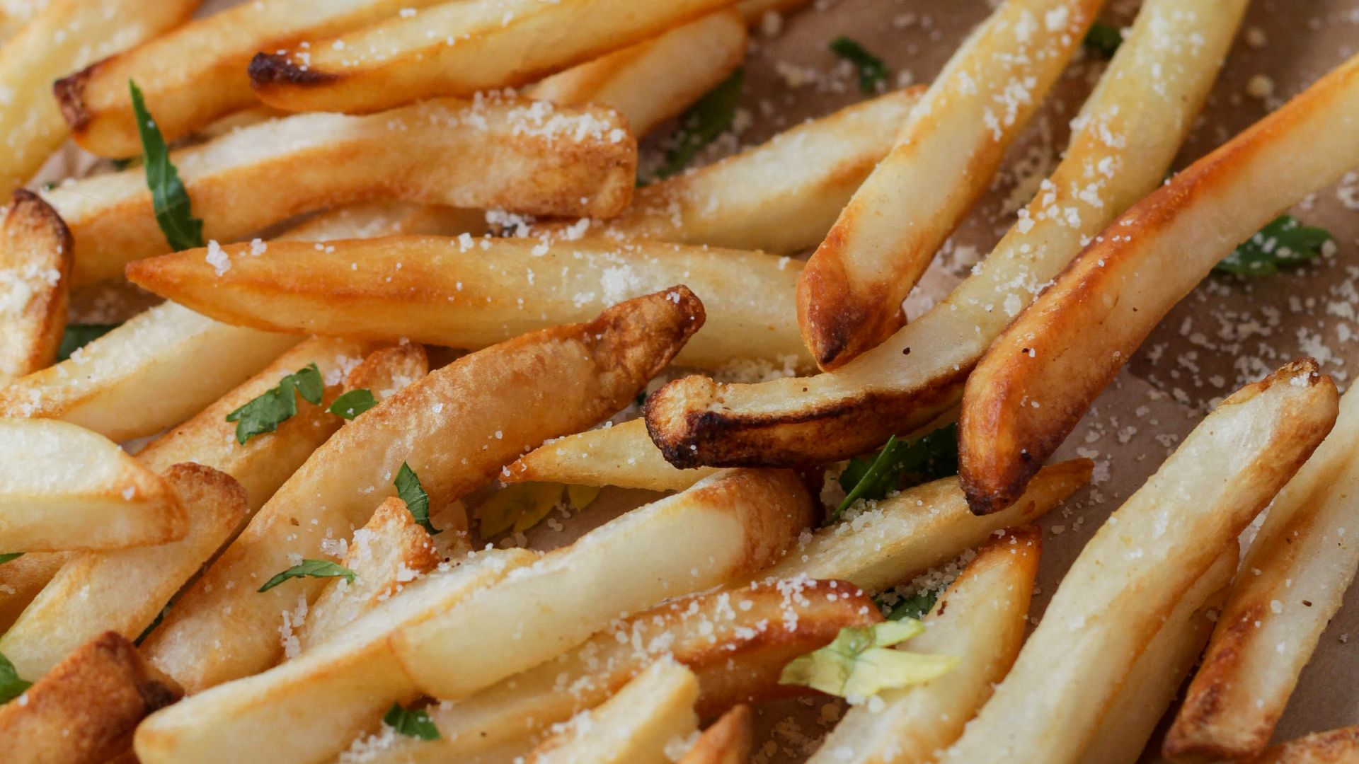 brown fries on white ceramic plate