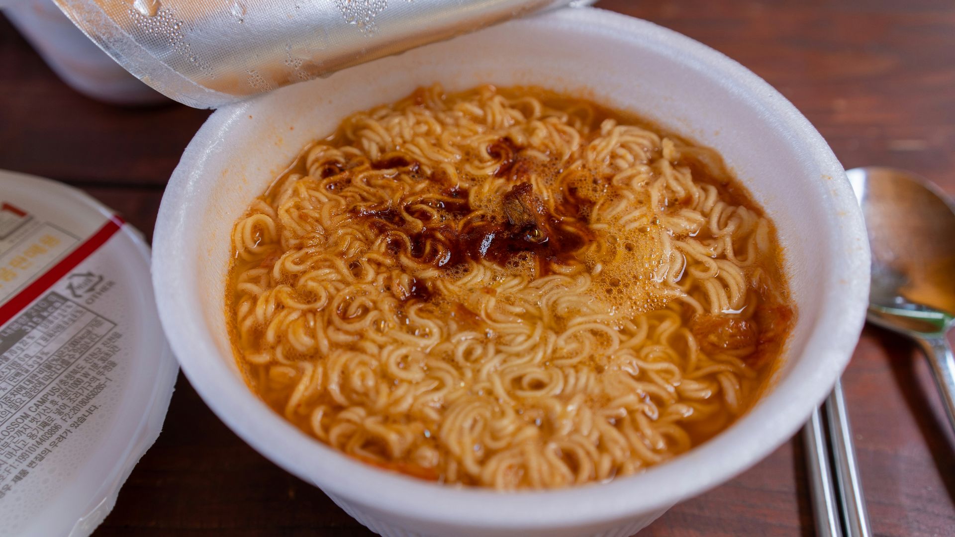 white ceramic bowl with noodles
