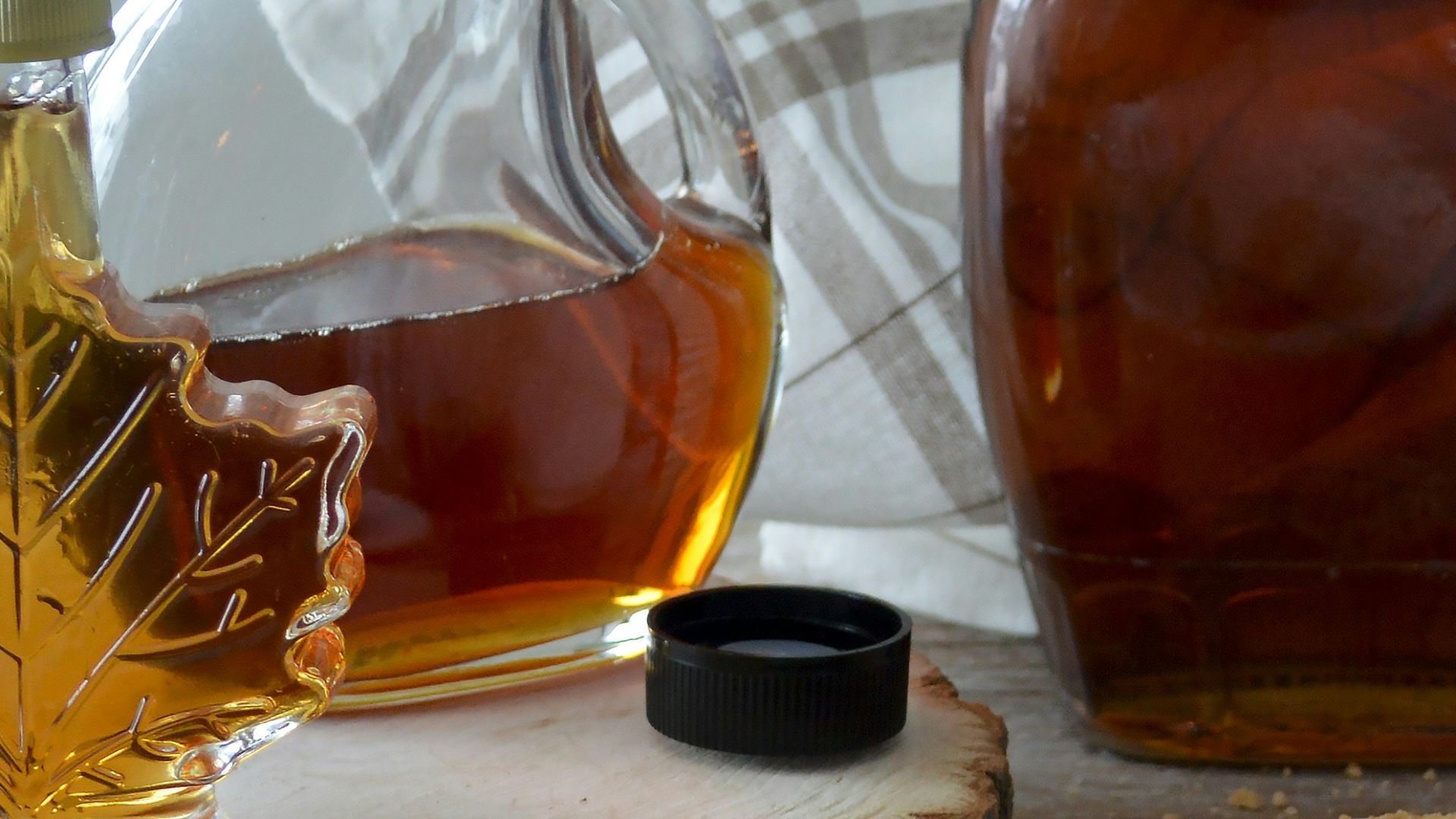 honey filled bottle on the table