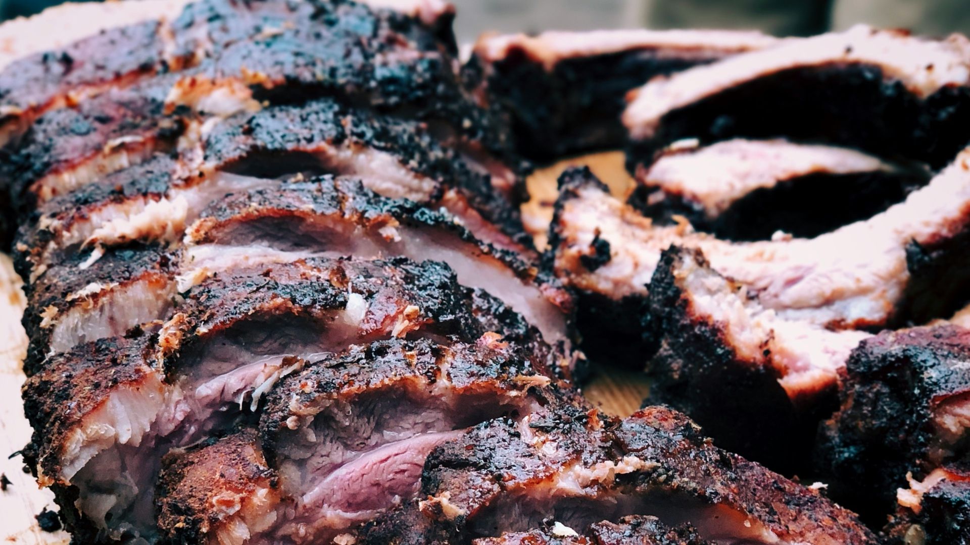 board of grilled meats