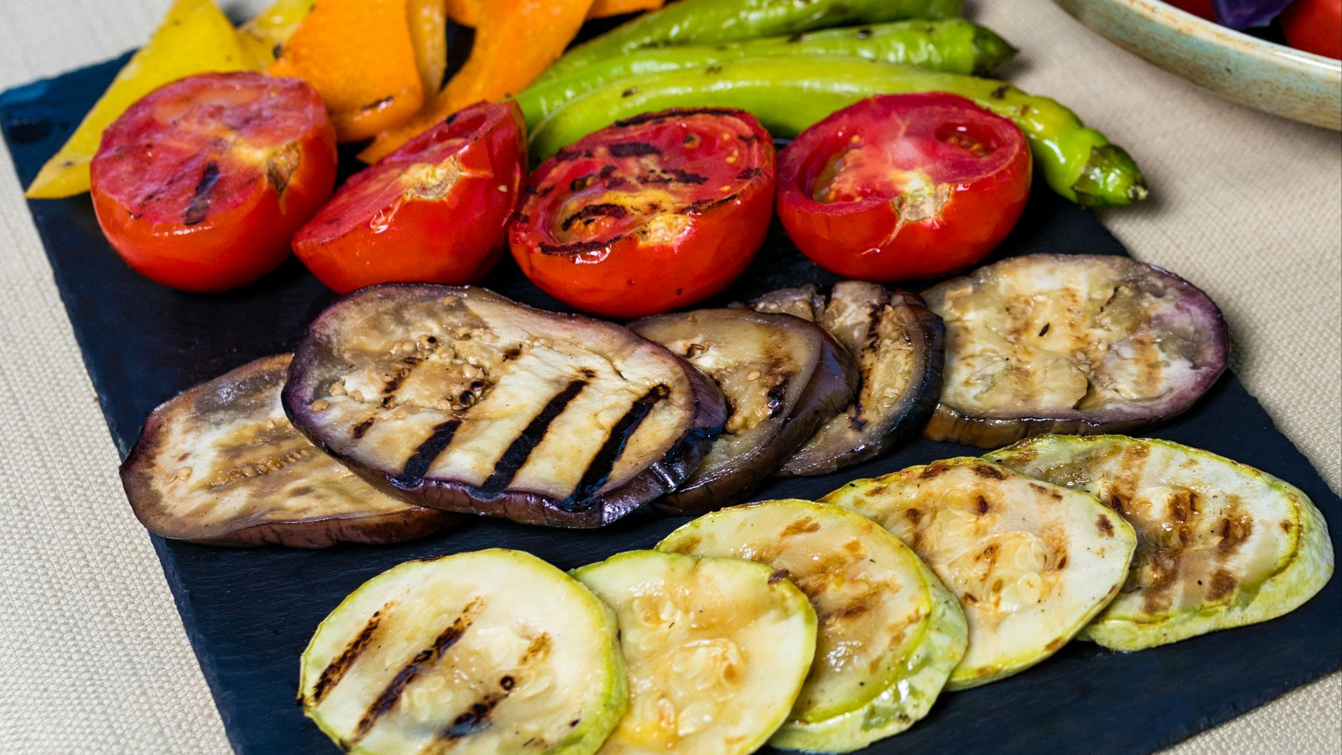 sliced vegetables on green ceramic plate