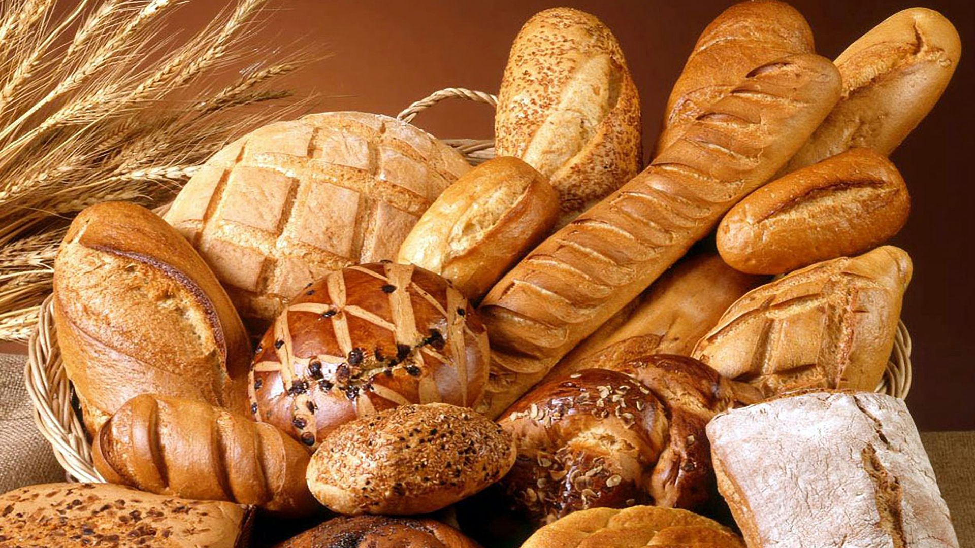 brown bread on brown wicker basket