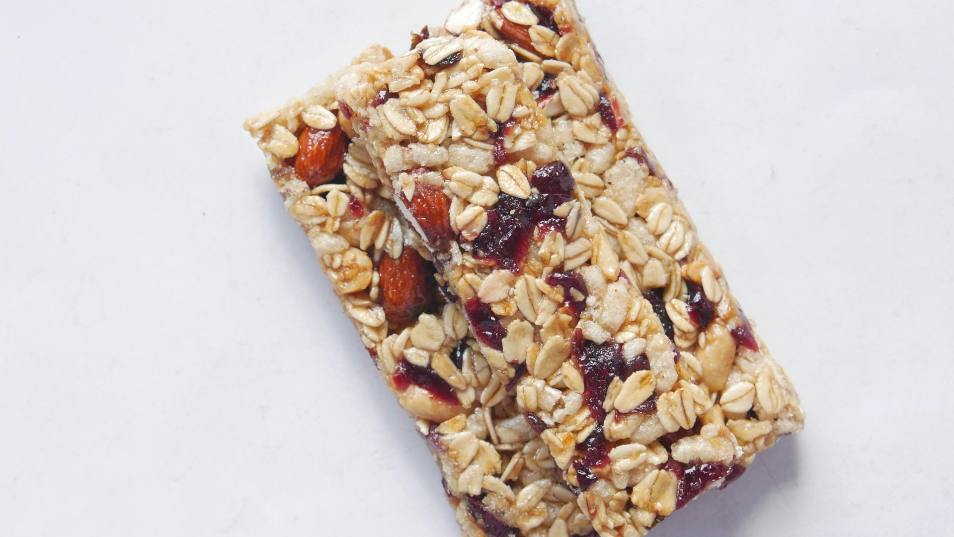 a bar of granola sitting on top of a table