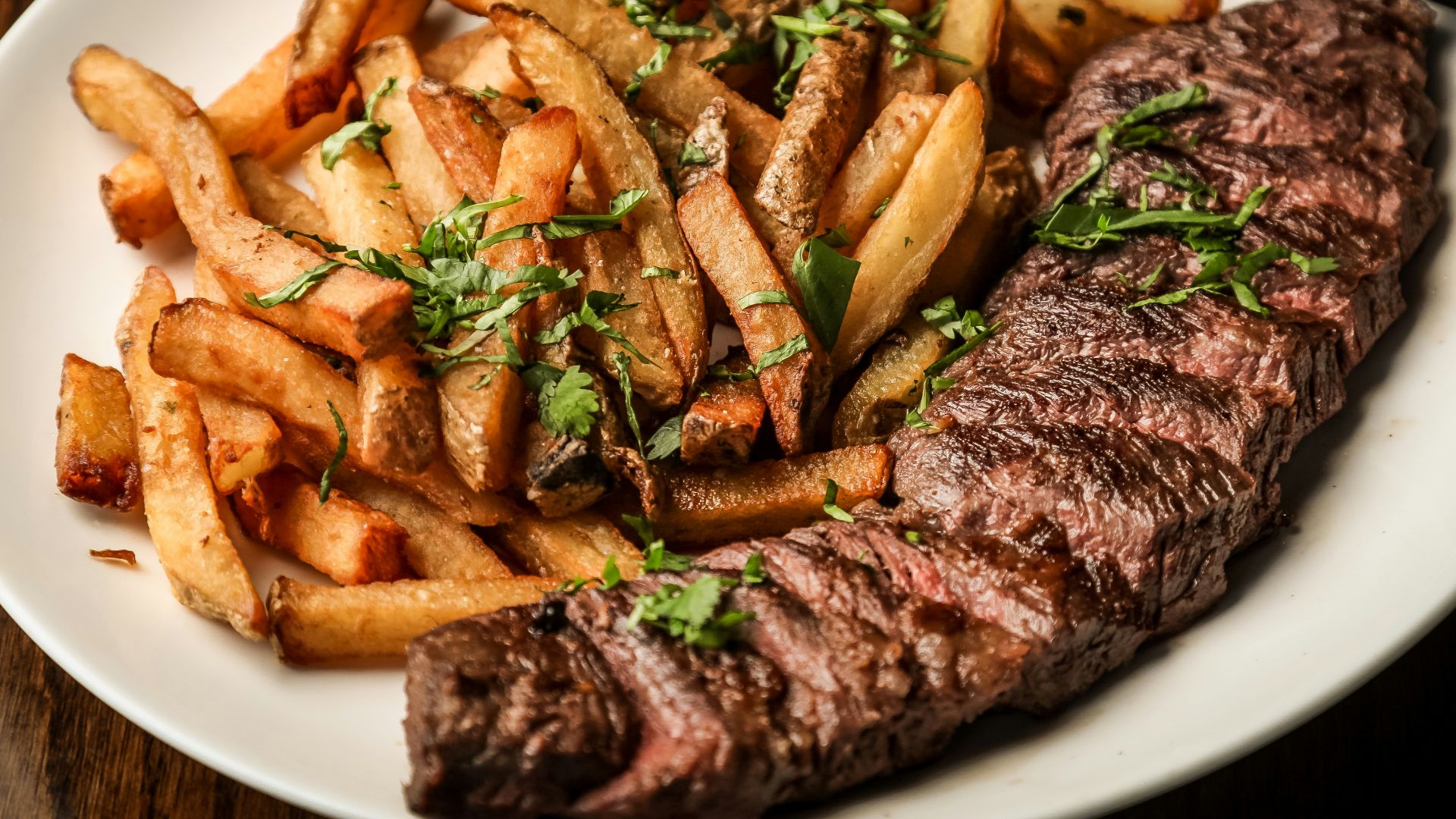 grilled meat on white ceramic plate