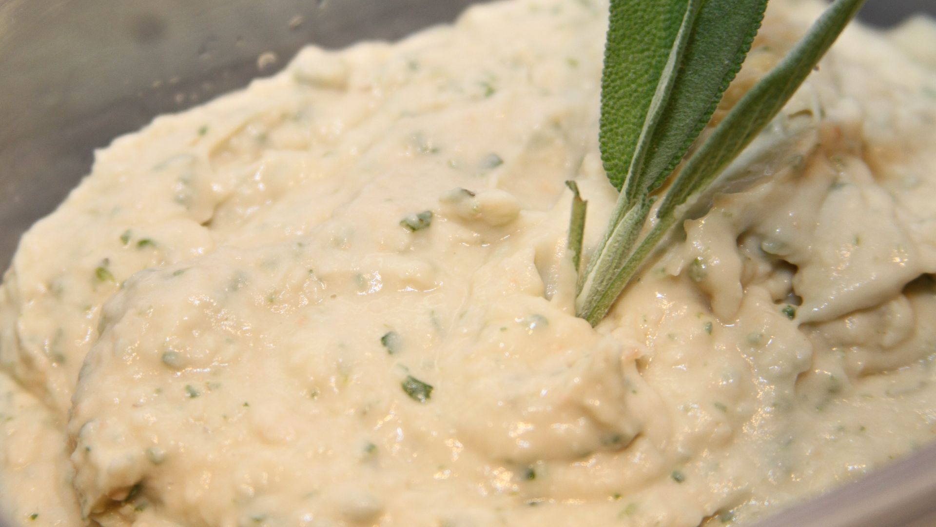 File:White bean dip with garlic and fresh herbs.jpg