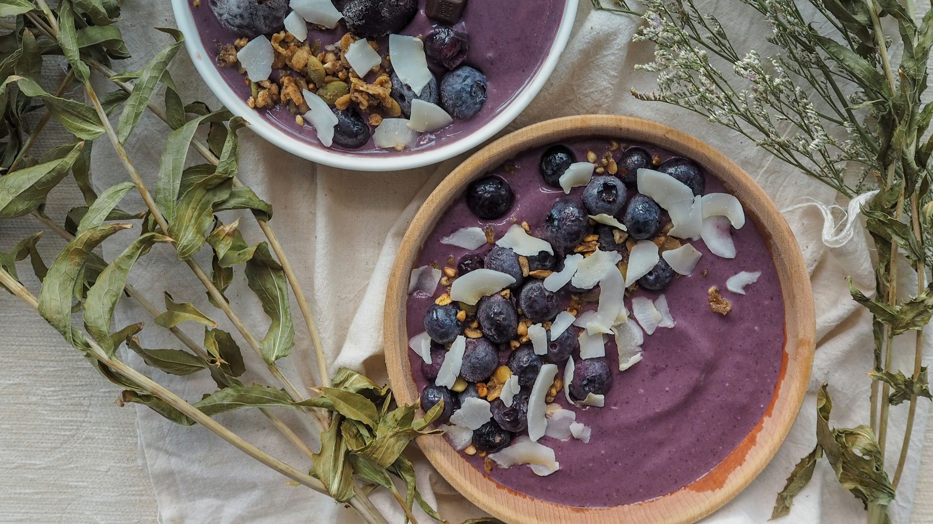 dessert with nuts and blackberry toppings