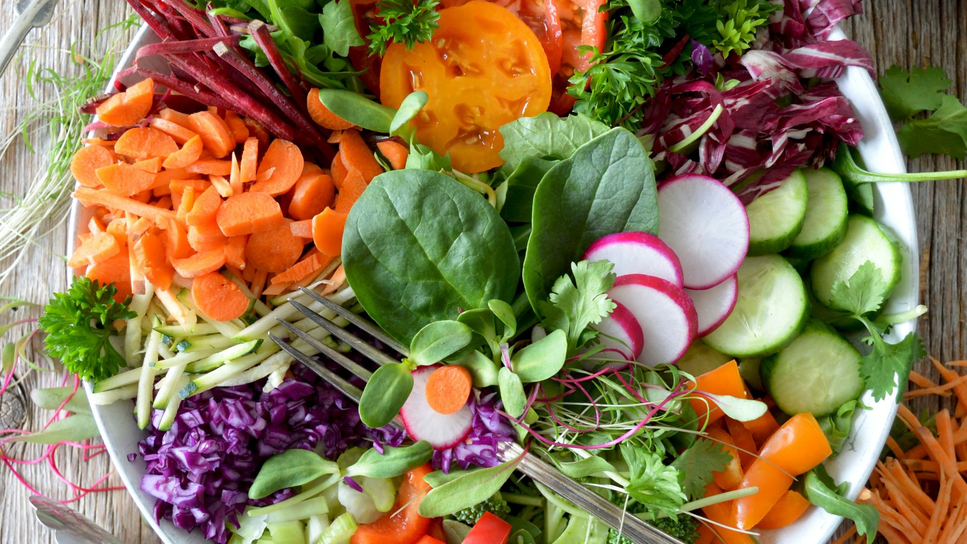 close-up photo of vegetable salad