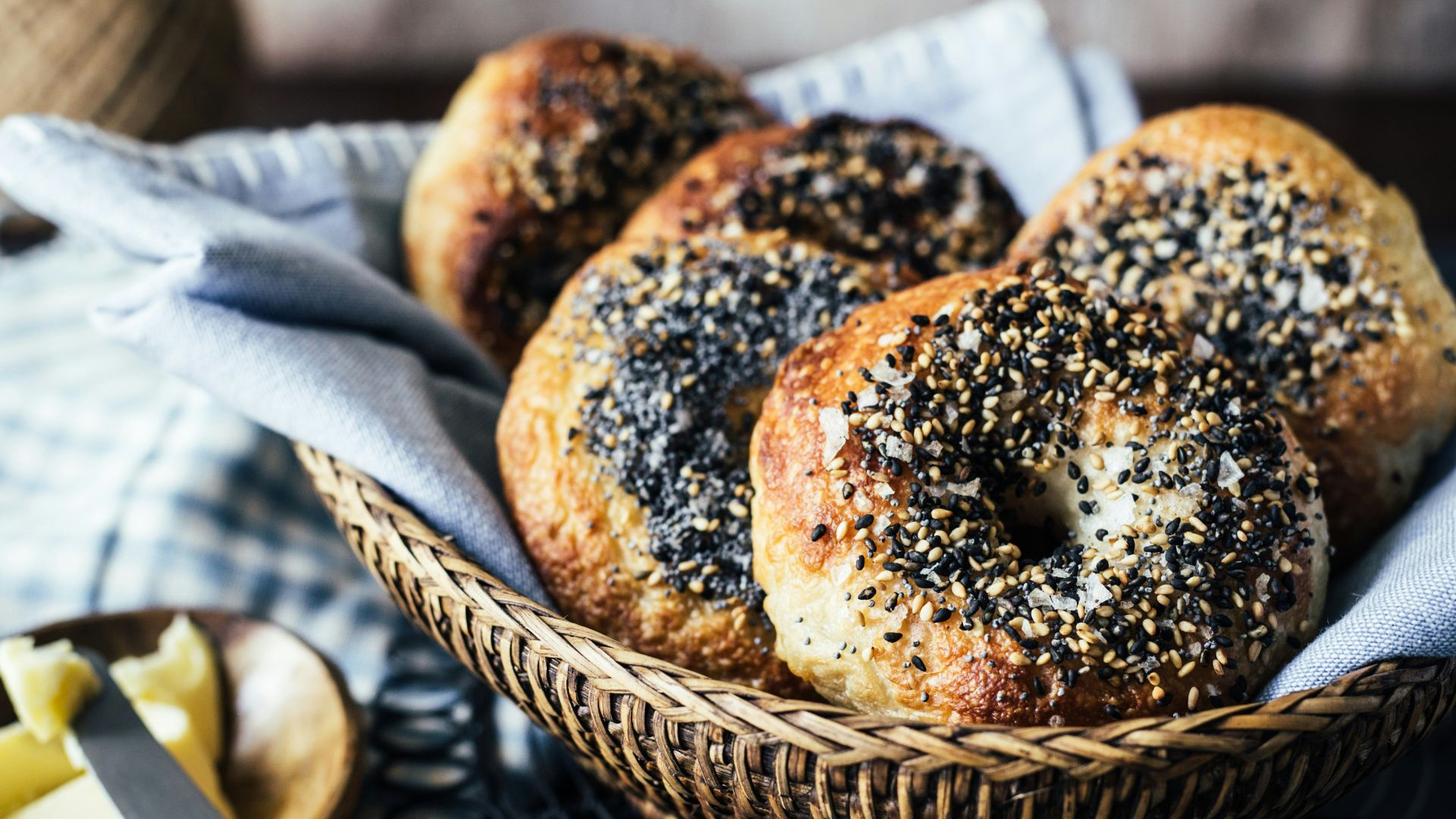 brown bread on brown woven basket
