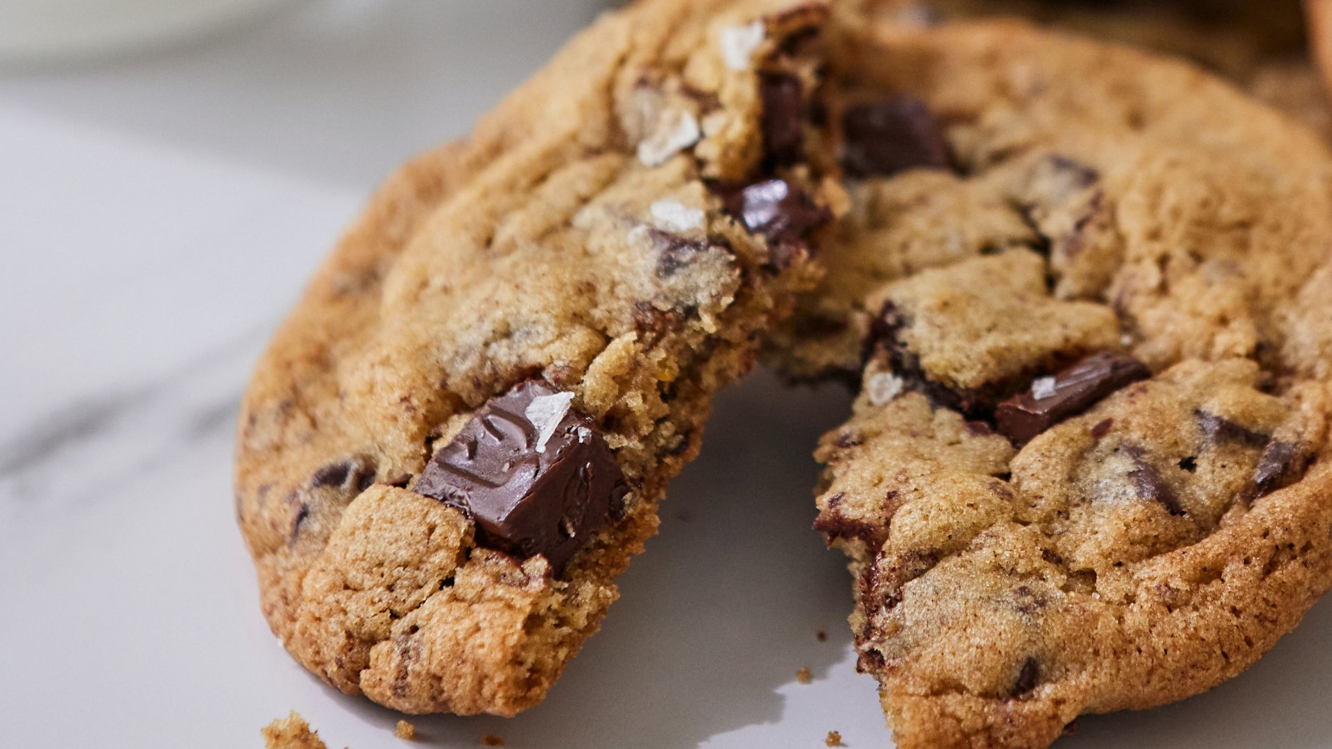 chocolate chip cookies and a glass of milk