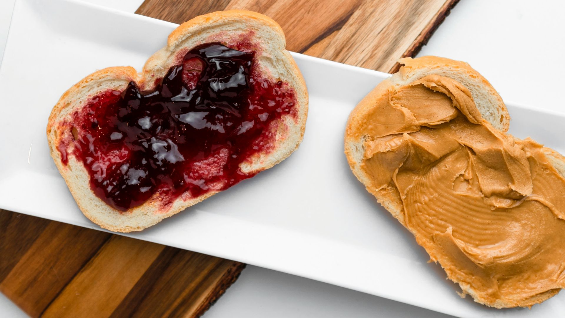 bread on white platter