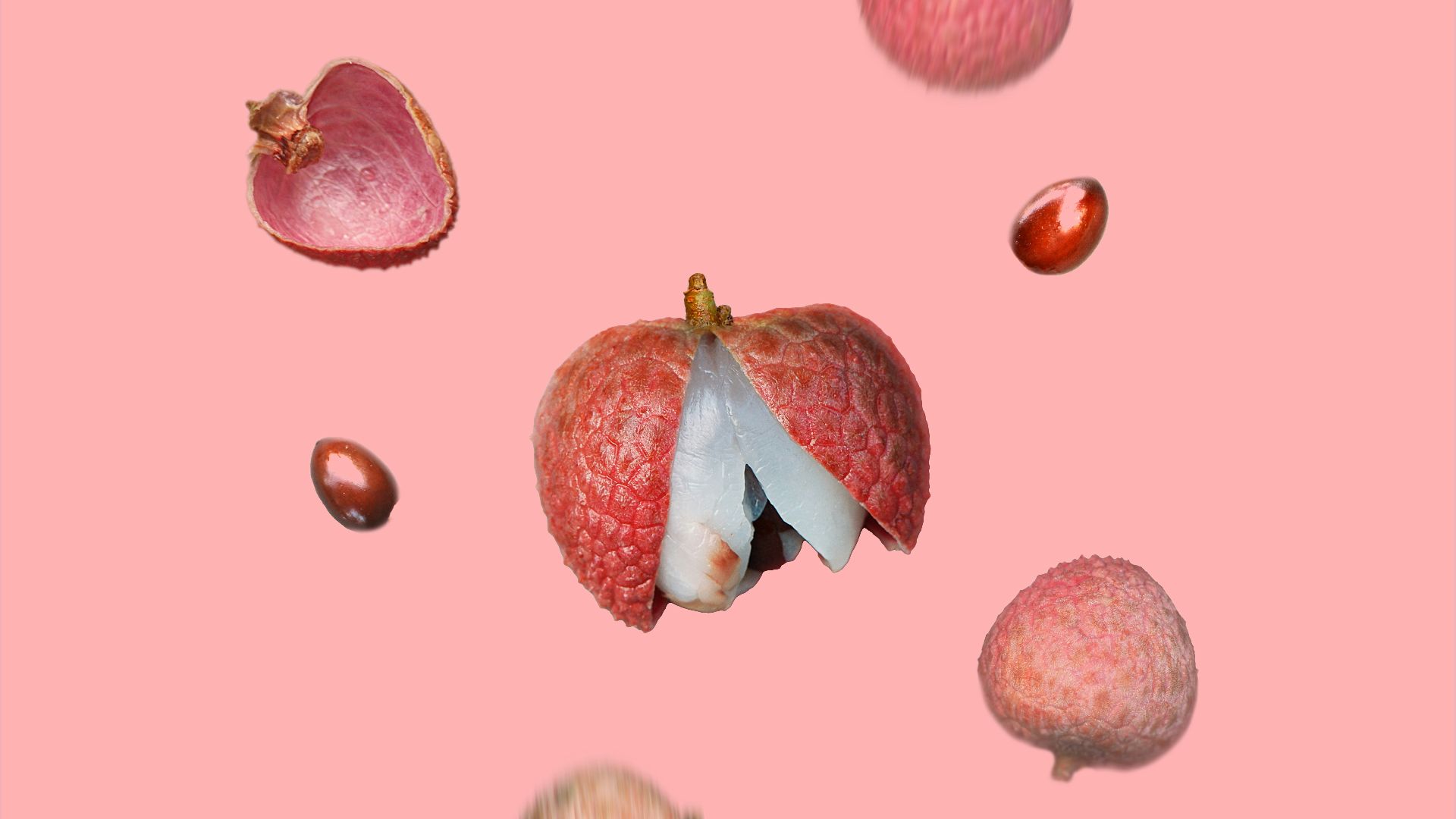 red and brown round fruits