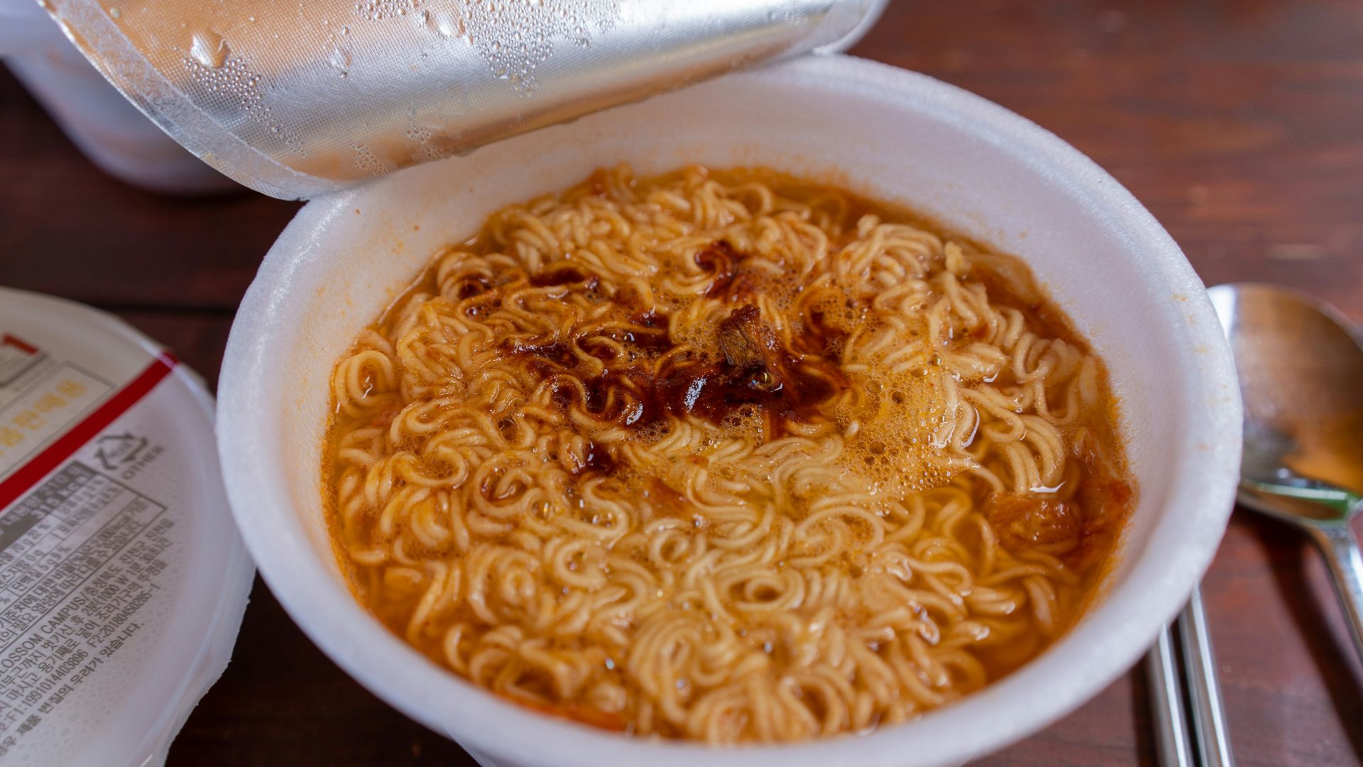 white ceramic bowl with noodles