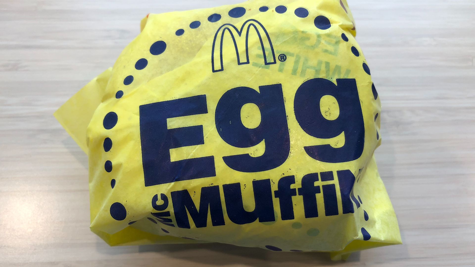 File:2019-01-29 13 16 31 A McDonald's Egg McMuffin still in its wrapper in Chantilly, Fairfax County, Virginia.jpg
