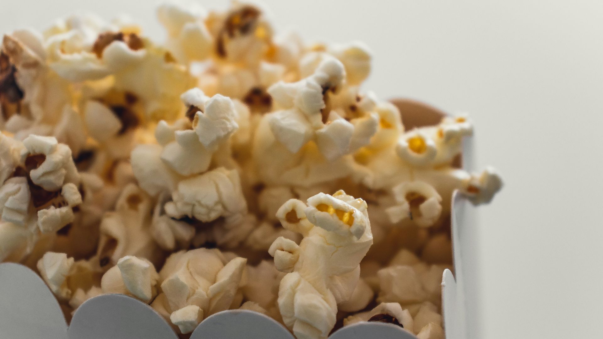 selective focus photography of popcorn
