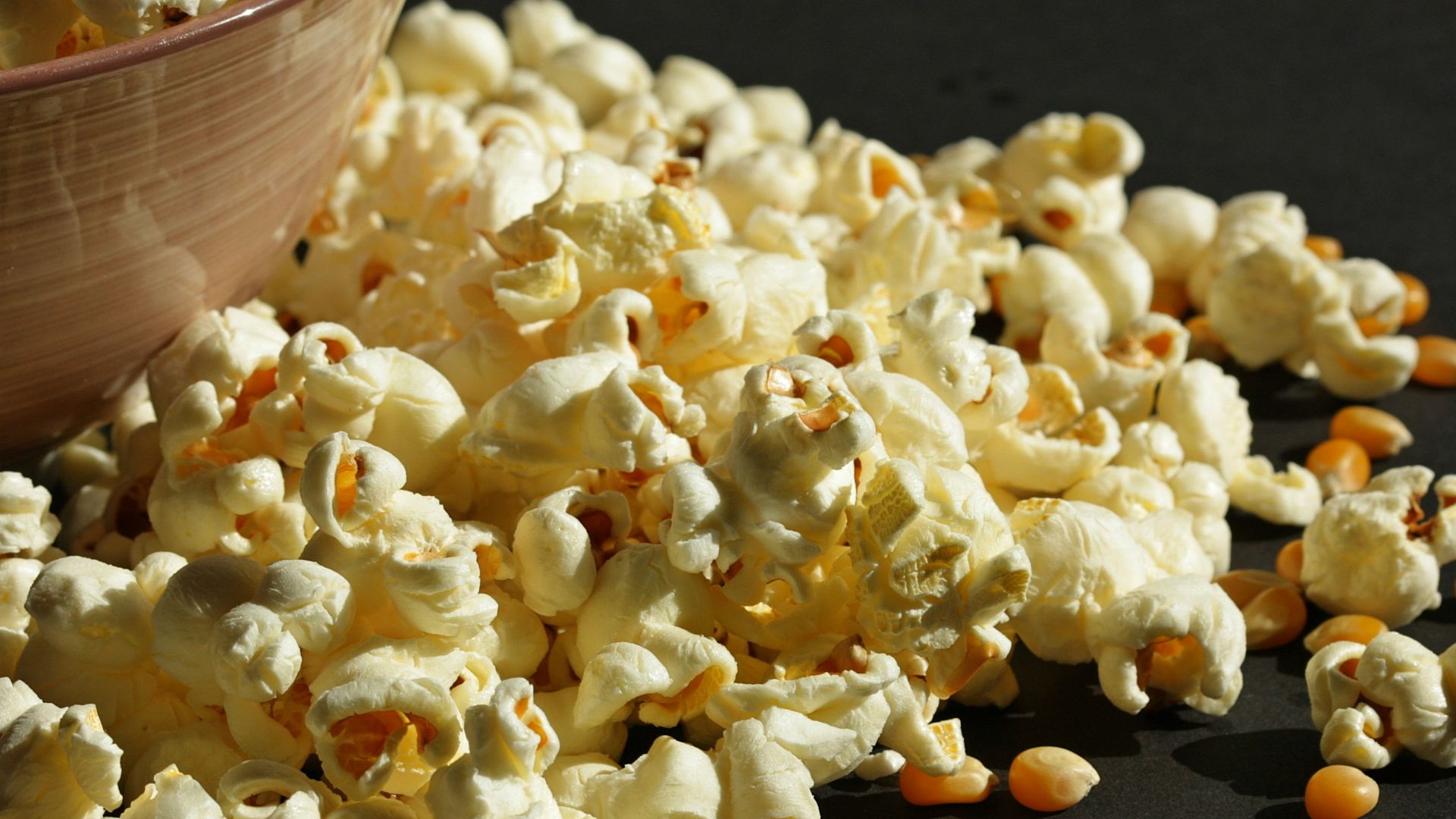 a bowl of popcorn