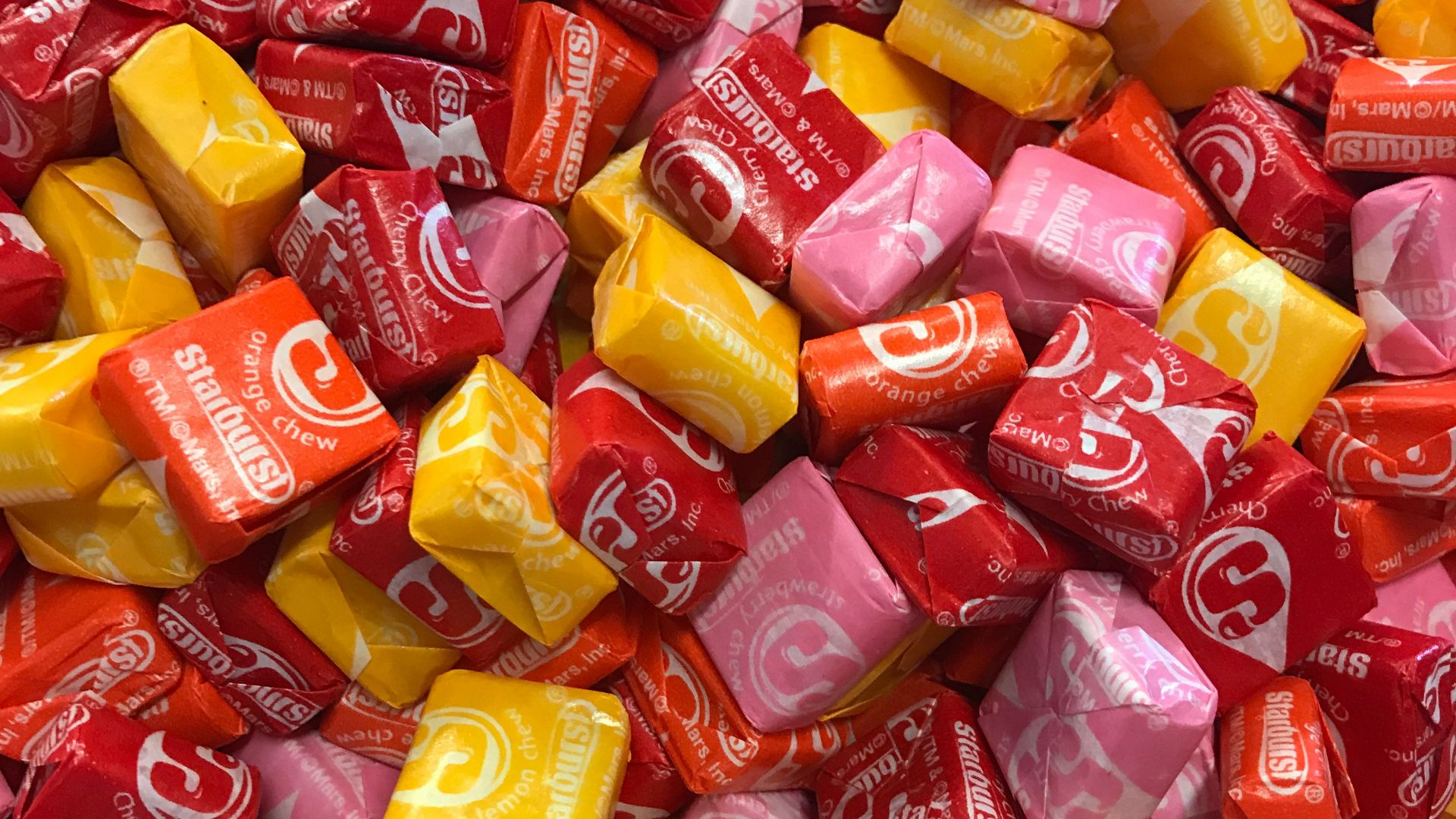 assorted-color candy pack lot