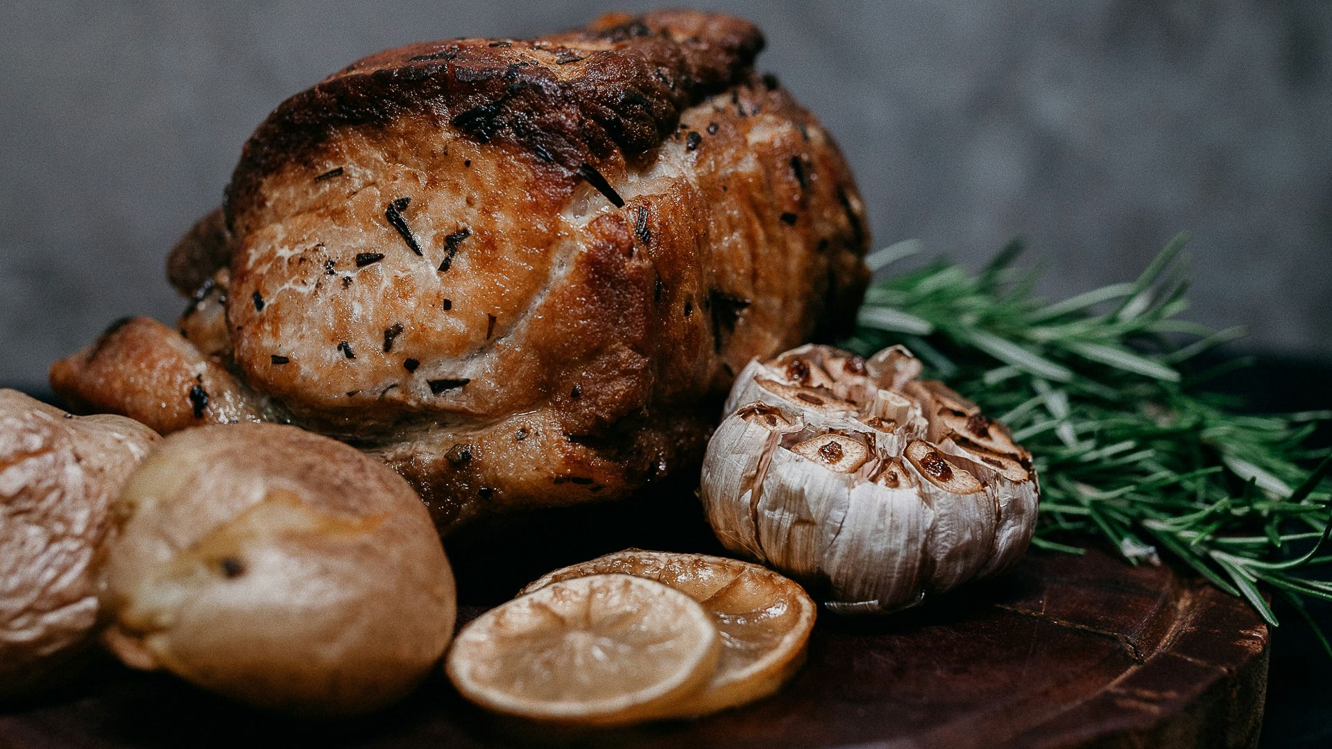brown bread on brown wooden tray