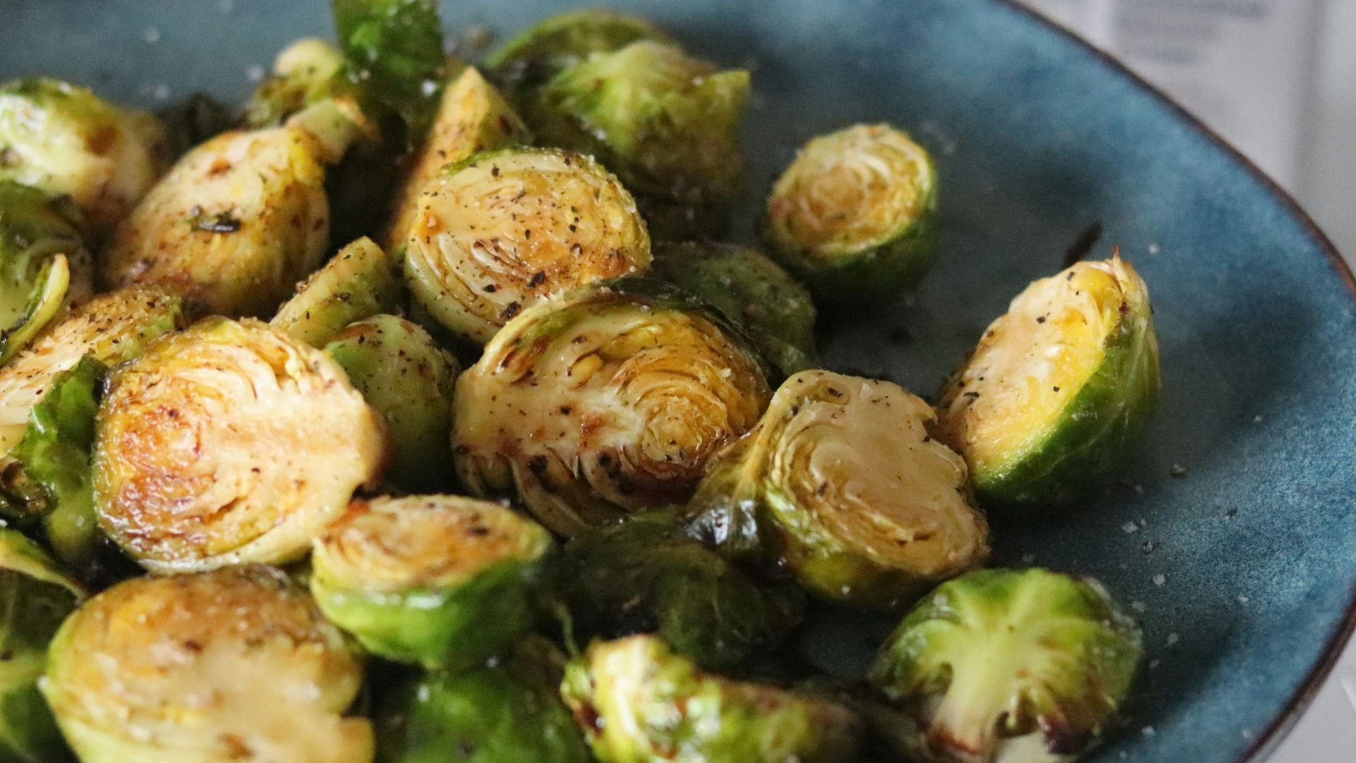 cooked food on black ceramic plate